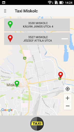 NonStopTaxi Miskolc Screen 3