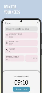 workout interval timer