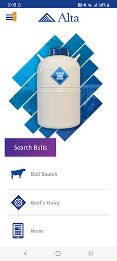 Android application Alta Bull Search screenshort