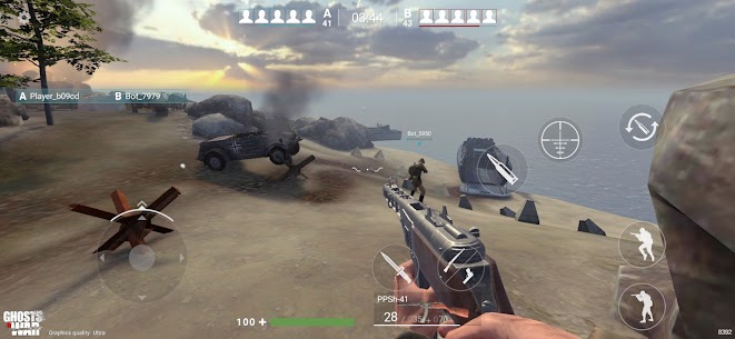 Ghosts of War: WW2 Gun Shooter Mod Apk v0.2.18￼ 4