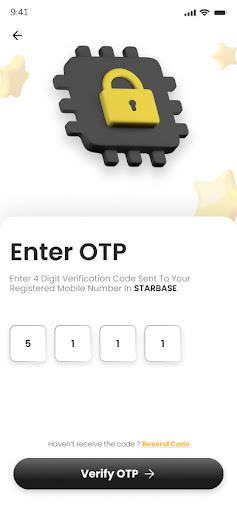Starbase Member App Screen 2