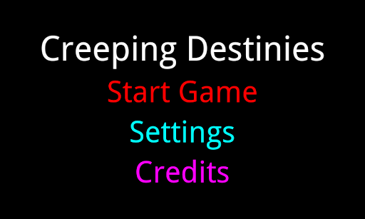 Android application Creeping Destinies screenshort