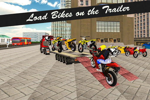 Bike Transport Truck 3D  screenshots 1