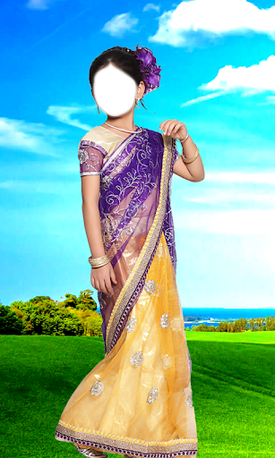 Android application Kids Saree Photo Maker screenshort