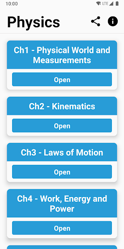 Android application Physics MCQ Question Bank Solu screenshort