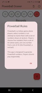 Powerball Draw: Random numbers