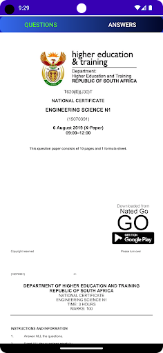 TVET N1 Engineering Science