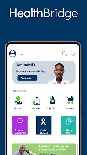 Android application TanzMED - Afya Kiganjani screenshort