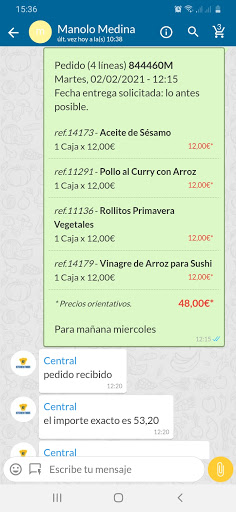 Android application Fricodan Messenger screenshort