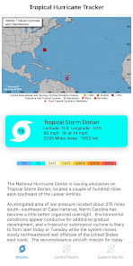 Tropical Hurricane Tracker  screenshots 1