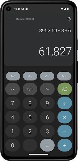 Android application MC Calculator screenshort