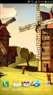 Paper Windmills 3D Pro lwp Screenshot