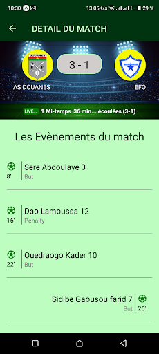 FasoScore Screen 3