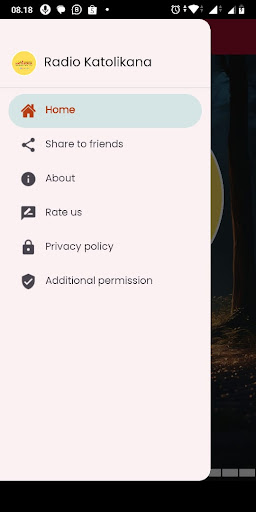 Android application Radio Katolikana screenshort