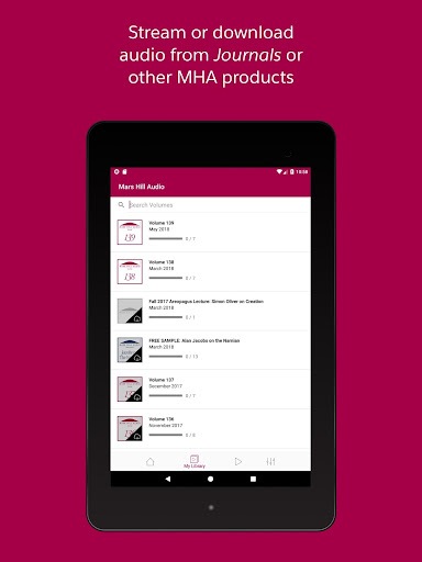 Android application Mars Hill Audio screenshort