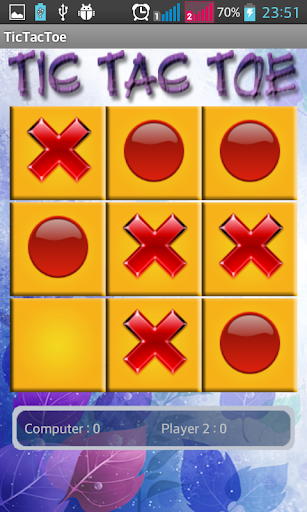 Tic Tac Toe Screen 2