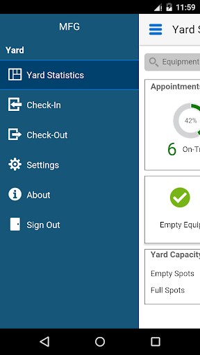 Android application Yard for EBS screenshort
