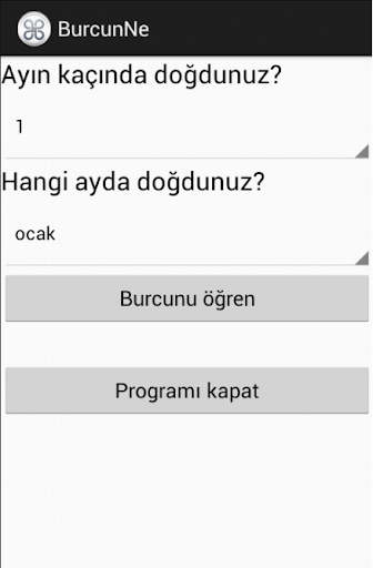 Burcunu öğren Screen 2