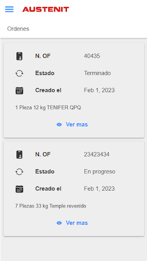 Android application Austenit screenshort
