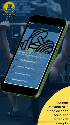 Android application The Gym App screenshort