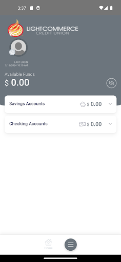 Light Commerce Mobile Banking Screen 3