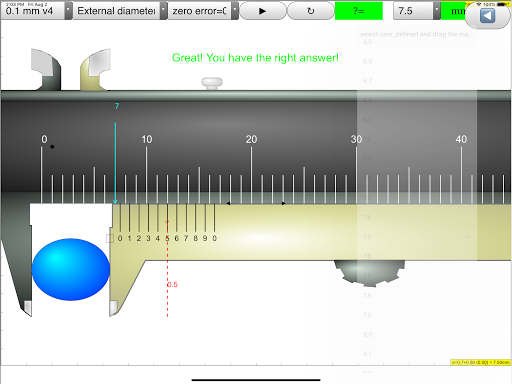 Vernier Caliper Simulator Pro