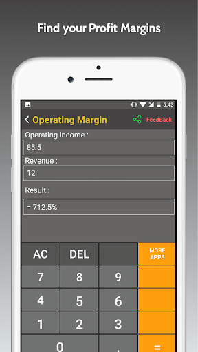 Screenshot of Business Calculator