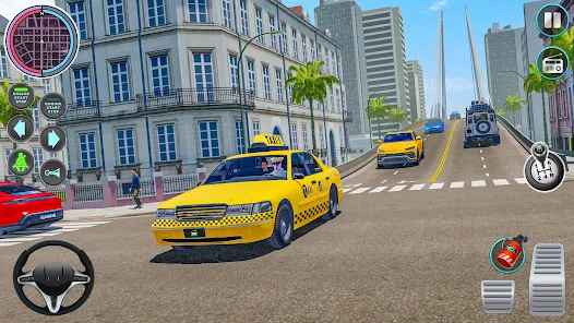 O MAIOR JOGO QUE JÁ VI! PARA CELULAR ANDROID TIPO GTA EM MUNDO ABERTO (TAXI  SIM 2020) 