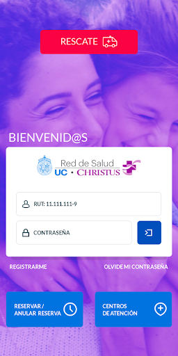 Android application UC Christus screenshort