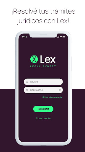 Android application Lex UY screenshort