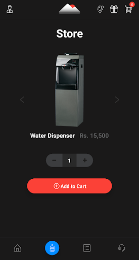 Aquafina Bulk Delivery Screen 3