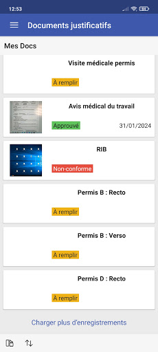 TRANSARC Collaborateurs Screen 3