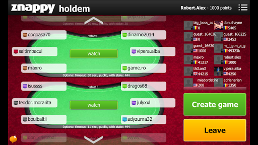 Holdem Znappy Screen 2