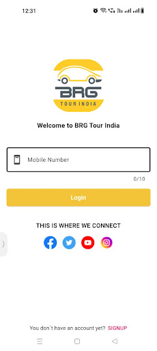 Android application BRG Tour screenshort