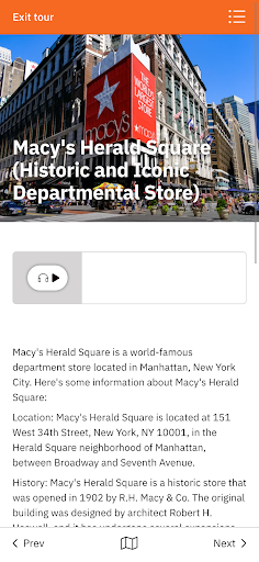 Iconic Tours Screen 2