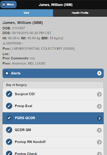 AnesthesiaValet Screen 2