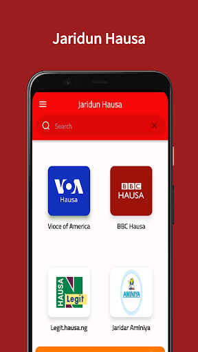 Android application MyHausa: Jaridun Labaran Hausa screenshort