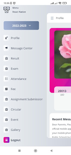 Android application Sneha Education screenshort
