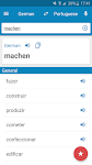 screenshot of German-Portuguese Dictionary