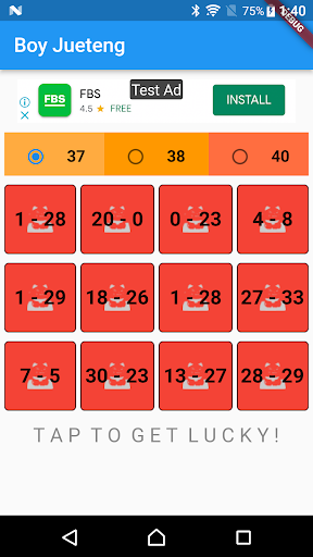 Android application Boy Jueteng screenshort