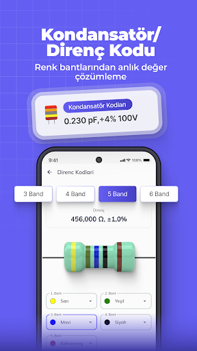 Birim Dönüştürücü, Hesaplayıcı ekran görüntüsü