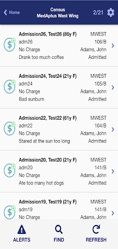medaptus Charge Capture Screen 2