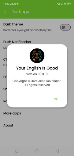 Your English Is Good Screen 3
