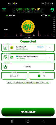 QuickNet VIP Screen 3