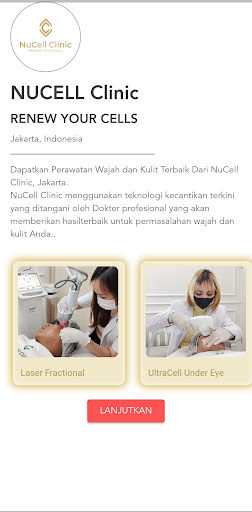 Android application NuCell Clinic screenshort