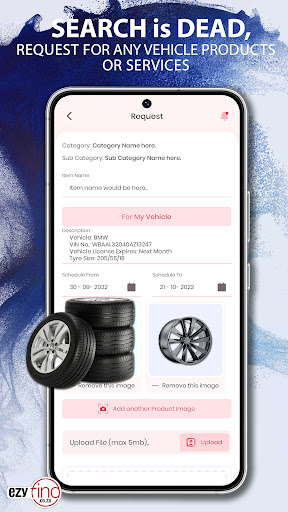 Android application Auto Car Spare Parts - EzyFind screenshort