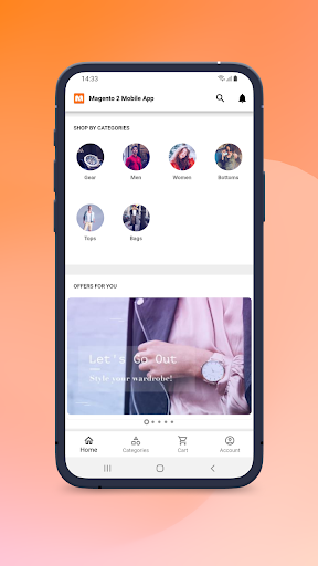 Android application Magento 2 Watch App screenshort