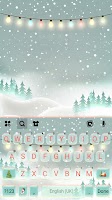 screenshot of Christmas Lights Keyboard Back