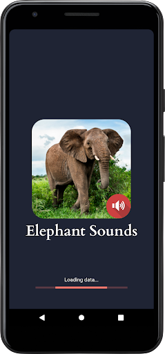 Android application Elephant Sounds screenshort