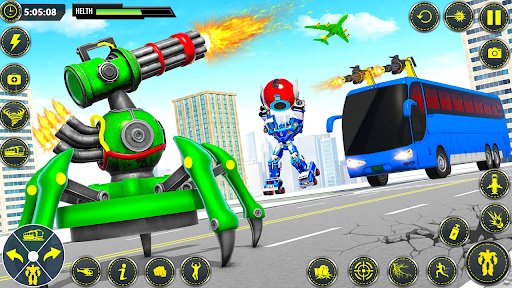 Octopus Transformer Robot Game